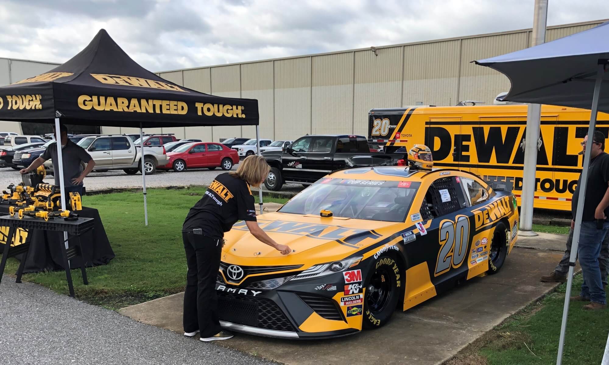 Nascar Dewalt car at FabArc