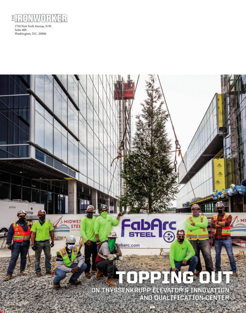 Topping Out on the Thyssenkrupp Elevator's Innovation and Qualification Center